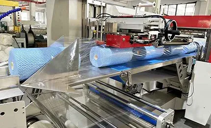 Non-woven Roll Packaging Machine | High Speed Reciprocating Type