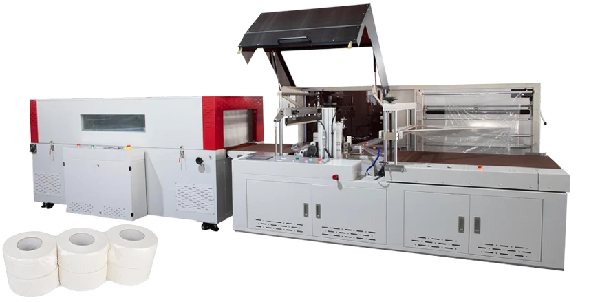 Automatic Rear Cutter Side Sealing Shrink Wrapping Machine